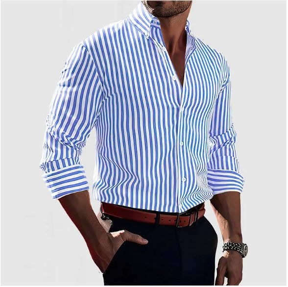 Alvaro Men's Striped Shirt