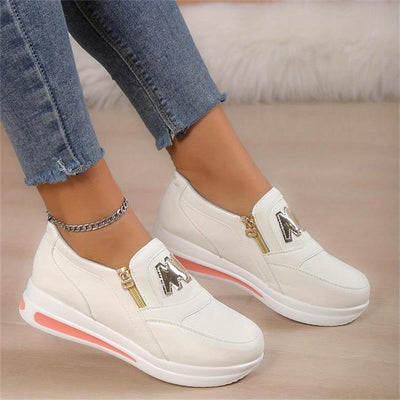 Women's orthopedic platform slip-on sneakers