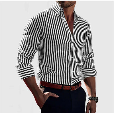 Alvaro Men's Striped Shirt