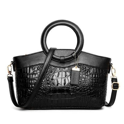 Alfrida | Elegant handbag with sophisticated crochet effect