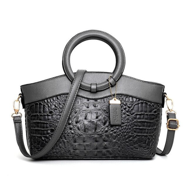 Alfrida | Elegant handbag with sophisticated crochet effect