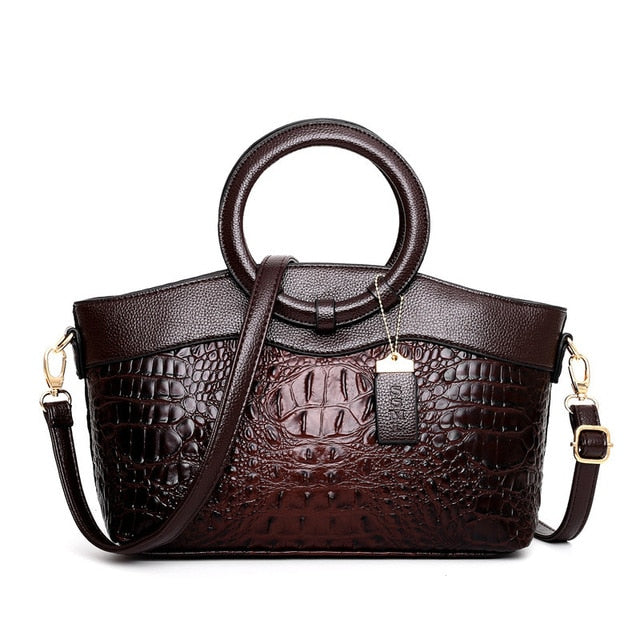 Alfrida | Elegant handbag with sophisticated crochet effect