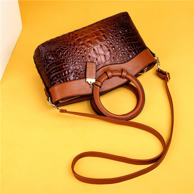 Alfrida | Elegant handbag with sophisticated crochet effect