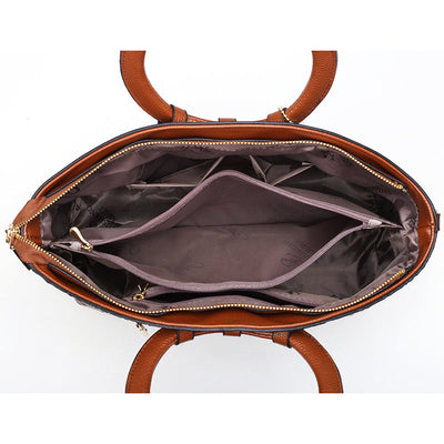 Alfrida | Elegant handbag with sophisticated crochet effect