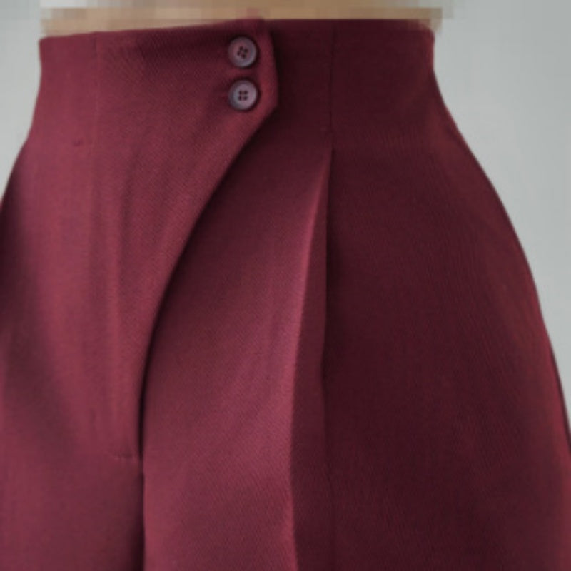 Fashionable, casual and versatile straight-leg trousers